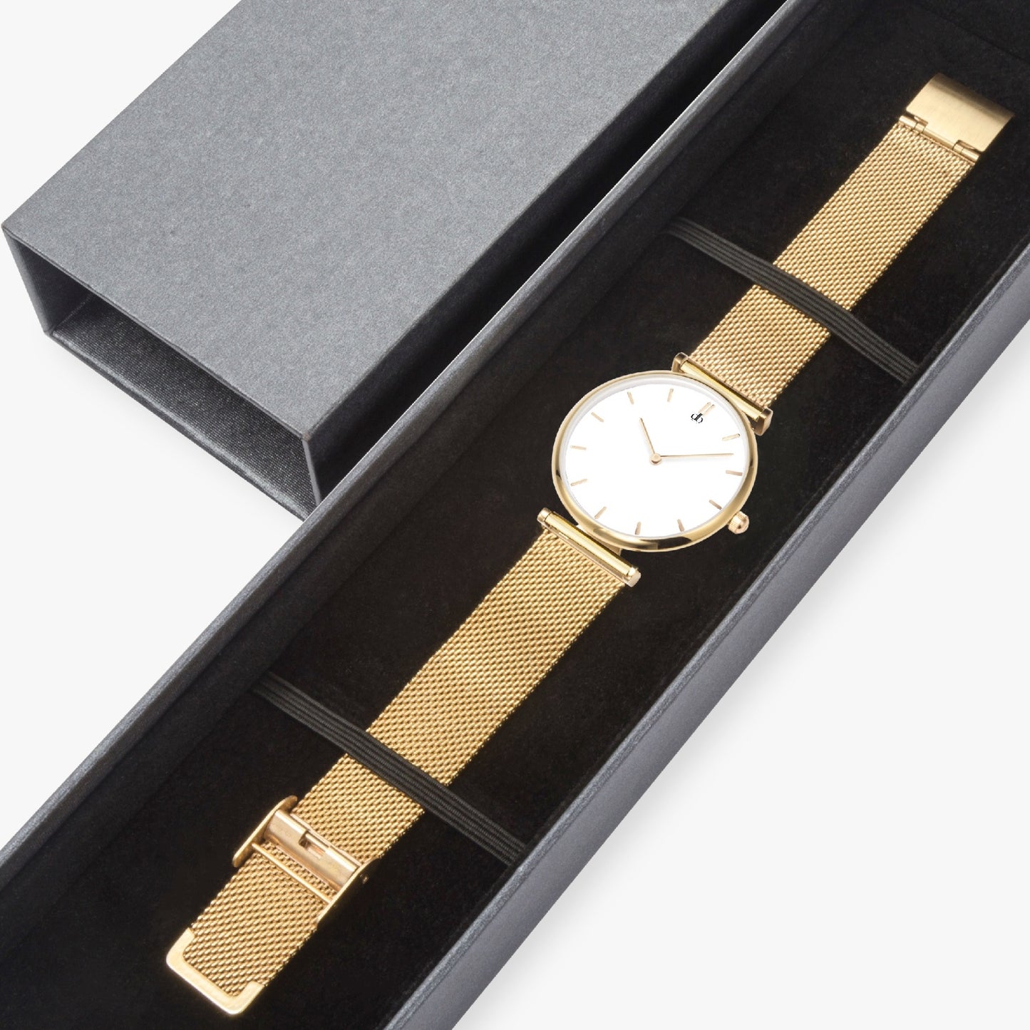 156. New Stylish Ultra-Thin Quartz Watch (With Indicators)